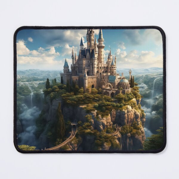 Item preview, The alone castle on the hill digital art designed and sold by EternityLoves.