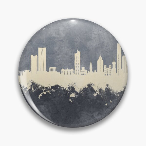 Artikelvorschau, Hanoi (Saigon) Vietnam Skyline entworfen und verkauft von ArtPrints.