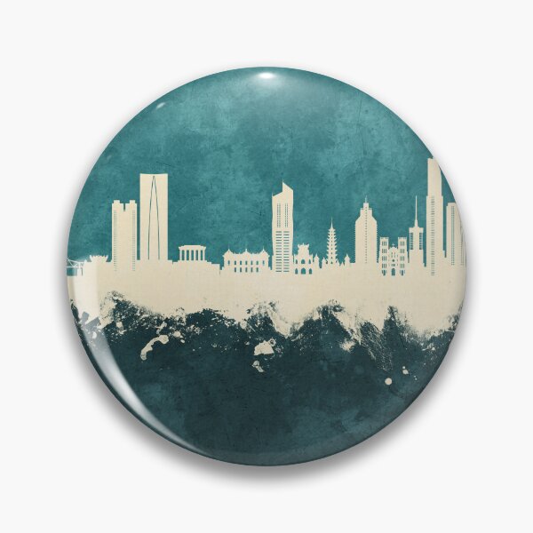 Item preview, Hanoi (Saigon) Vietnam Skyline designed and sold by ArtPrints.
