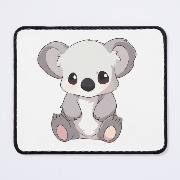 Item preview, Grey Koala eating leaves designed and sold by SundayDonuts.