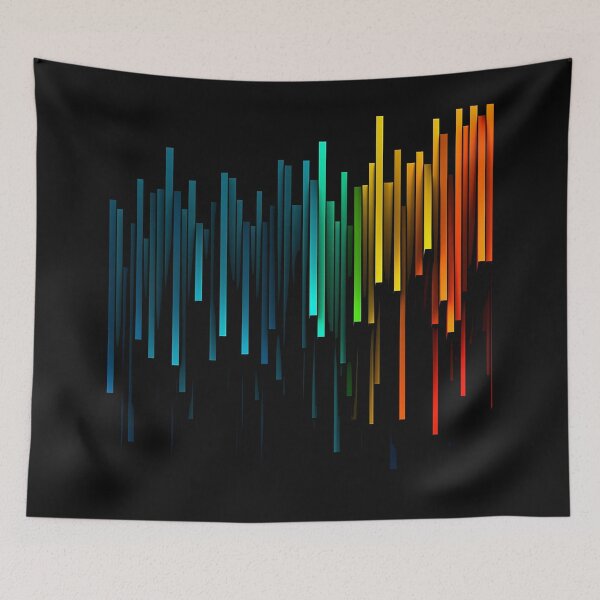 Item preview, Vertical Colorful Lines designed and sold by DesignArtique.