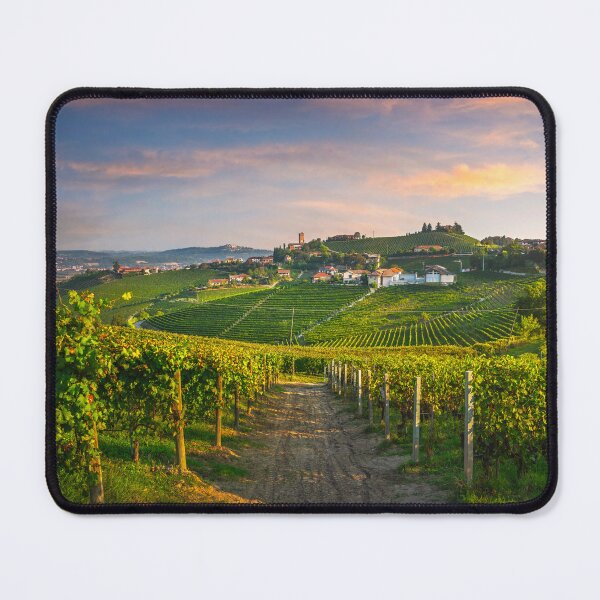 Item preview, Barbaresco village and Langhe vineyards, Piedmont, Italy designed and sold by Stefano Orazzini.