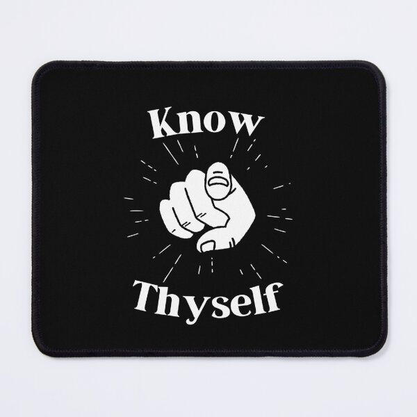 Item preview, Know Thyself - Philosophy, Existential, Identity, and Intellectual Quotes designed and sold by ethanzakicab.