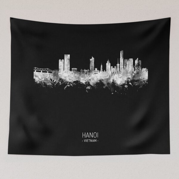 Item preview, Hanoi (Saigon) Vietnam Skyline designed and sold by ArtPrints.