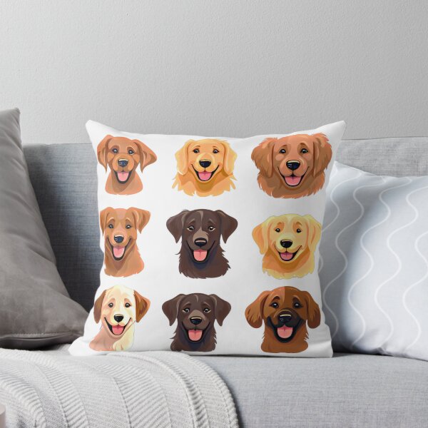 Item preview, Cute Retriever Faces Pack designed and sold by Daytalk.