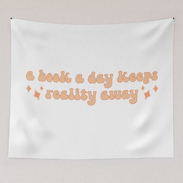 Item preview, A Book a Day Keeps Reality Away designed and sold by geedesignsstuff.