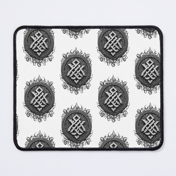 Item preview, shield, celtic rune, black and white, sticker, cartoon style, t-shirt design, fantastic and intricate details, fantasy concept art, 8k resolution, oil painting, splash screen, strong strokes, family designed and sold by wolfeditor.