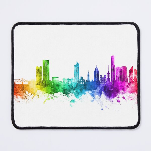 Item preview, Hanoi (Saigon) Vietnam Skyline designed and sold by ArtPrints.