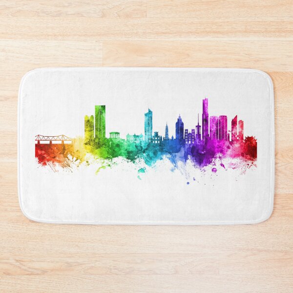 Item preview, Hanoi (Saigon) Vietnam Skyline designed and sold by ArtPrints.