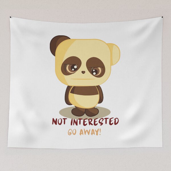 Item preview, Not interested,go away designed and sold by CherylinChicTee.