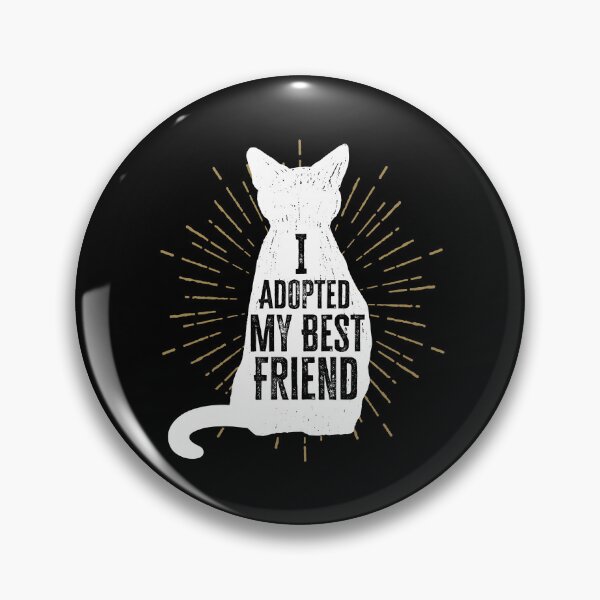 Item preview, I Adopted My Best Friend - Cat designed and sold by Blaacklight.