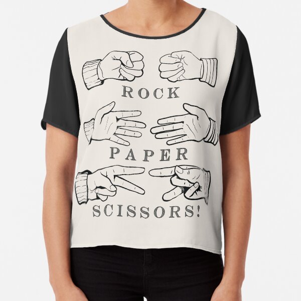 Rock, Paper, Scissors! Chiffon Top