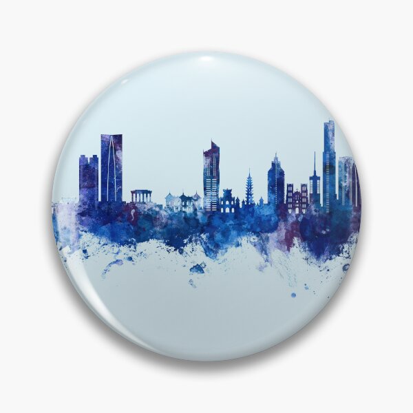 Artikelvorschau, Hanoi (Saigon) Vietnam Skyline entworfen und verkauft von ArtPrints.