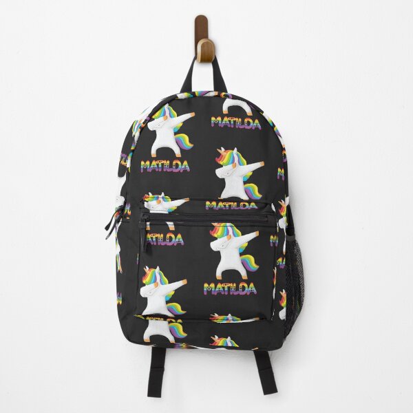 Aperçu de l'œuvre Dabbing Unicorn Matilda - Cadeau personnalisé spécial pour Matilda créée et vendue par maabeam.
