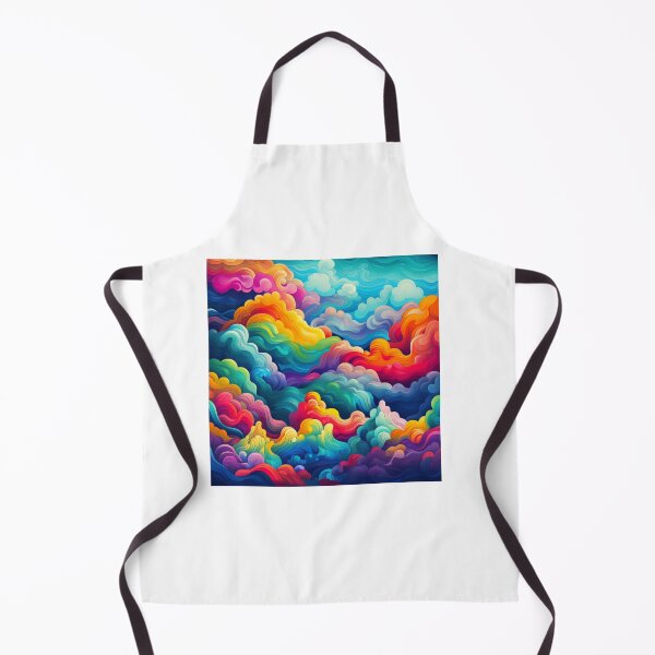 Item preview, Abstraction rainbow waves full of colors pattern designed and sold by SmileshareShop.