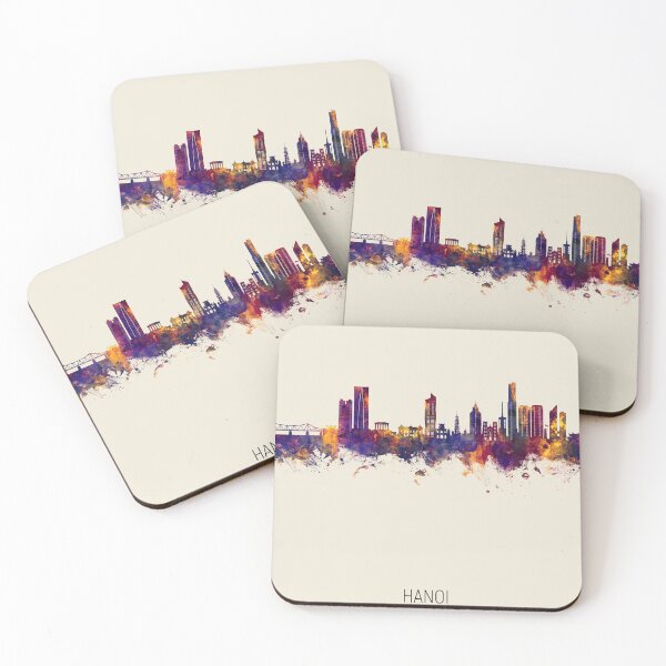 Item preview, Hanoi (Saigon) Vietnam Skyline designed and sold by ArtPrints.