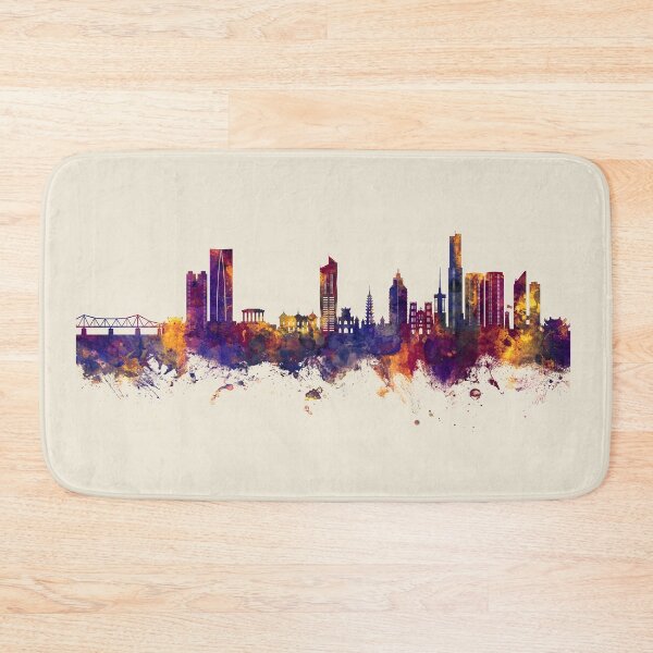 Item preview, Hanoi (Saigon) Vietnam Skyline designed and sold by ArtPrints.