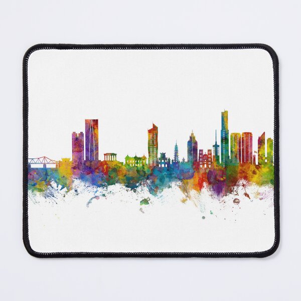 Item preview, Hanoi (Saigon) Vietnam Skyline designed and sold by ArtPrints.