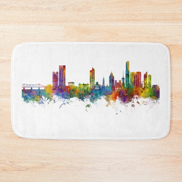Item preview, Hanoi (Saigon) Vietnam Skyline designed and sold by ArtPrints.