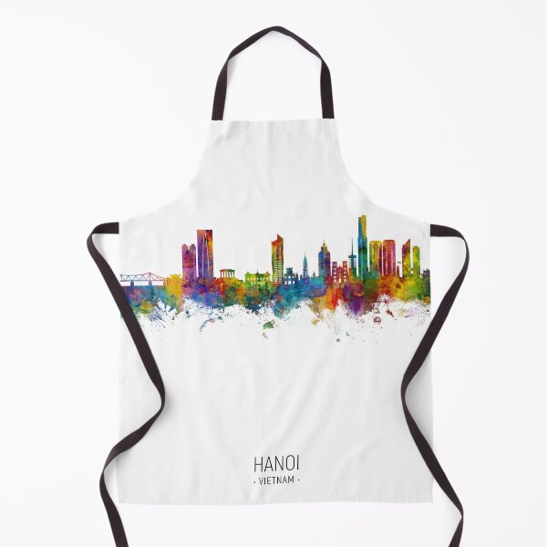 Item preview, Hanoi (Saigon) Vietnam Skyline designed and sold by ArtPrints.