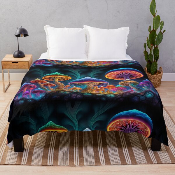 Item preview, Psychedelic Mushroom World designed and sold by pinkal.