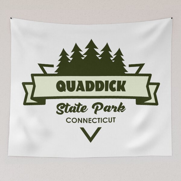 Item preview, Quaddick State Park Connecticut Trees And Ribbon designed and sold by bivenart.
