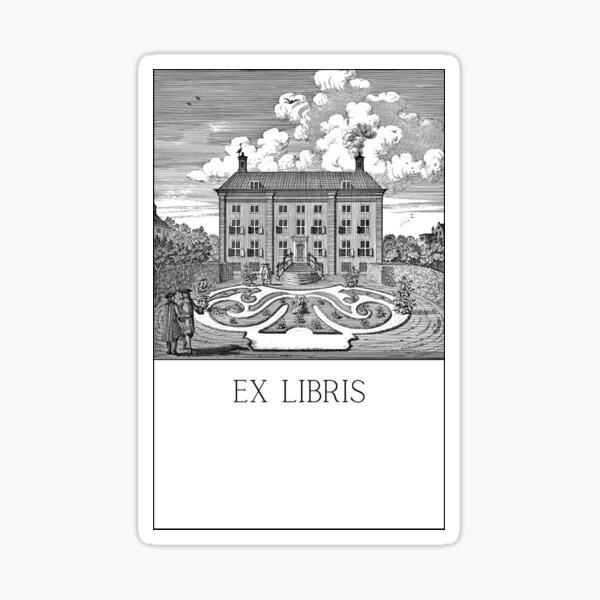 Item preview,   The Corvershof on the Nieuwe Herengracht in Amsterdam Ex Libris  designed and sold by Roaming  the Greenwood.