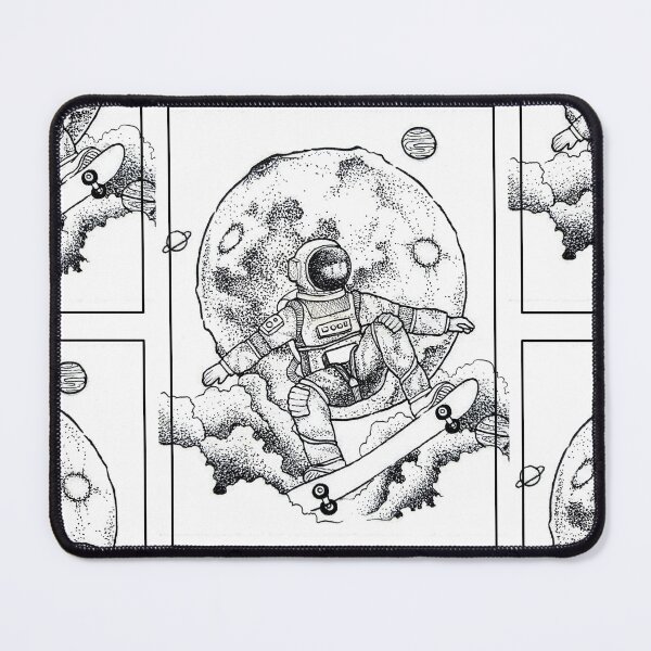 Item preview, GALAXY SKATE BOARDING ASTRONAUT  designed and sold by ulricateodoro.