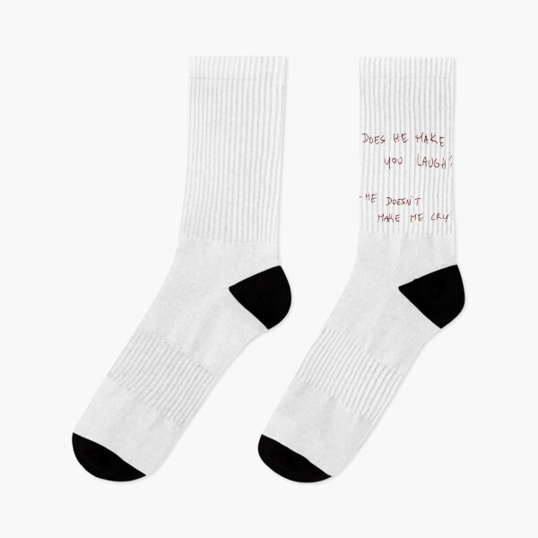 Item preview, -Does He Make Your Laugh? -He Doesn’t Make Me Cry. designed and sold by DreamersSoul.