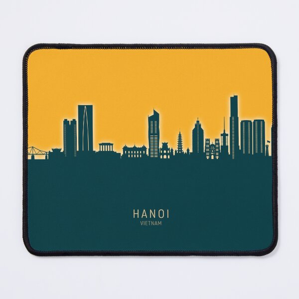 Item preview, Hanoi (Saigon) Vietnam Skyline designed and sold by ArtPrints.