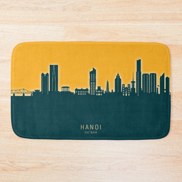 Item preview, Hanoi (Saigon) Vietnam Skyline designed and sold by ArtPrints.