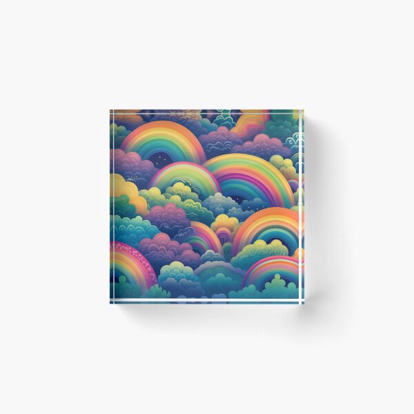 Item preview, Full of colors rainbows pattern designed and sold by SmileshareShop.
