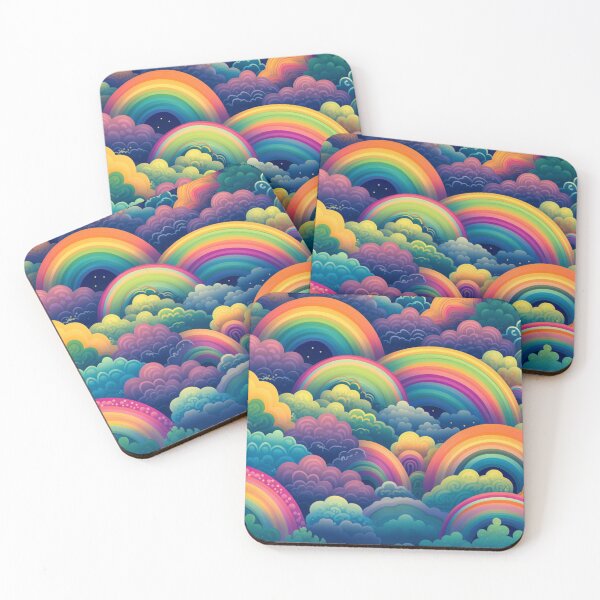 Item preview, Full of colors rainbows pattern designed and sold by SmileshareShop.