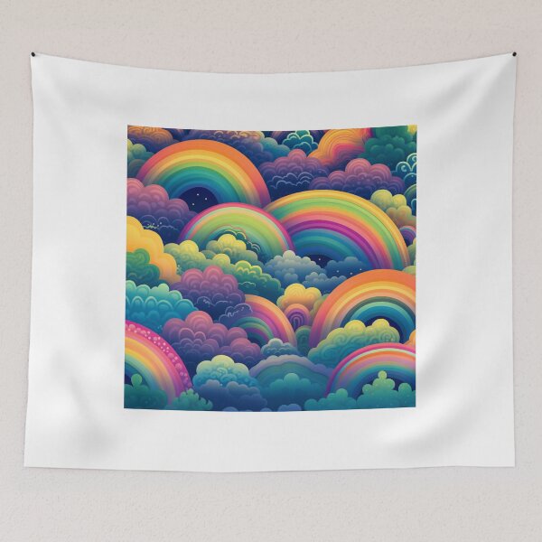 Item preview, Full of colors rainbows pattern designed and sold by SmileshareShop.