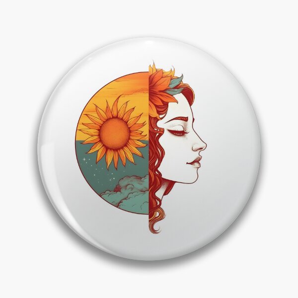 Item preview, Celestial Sun and Goddess Graphic designed and sold by katietedesco.