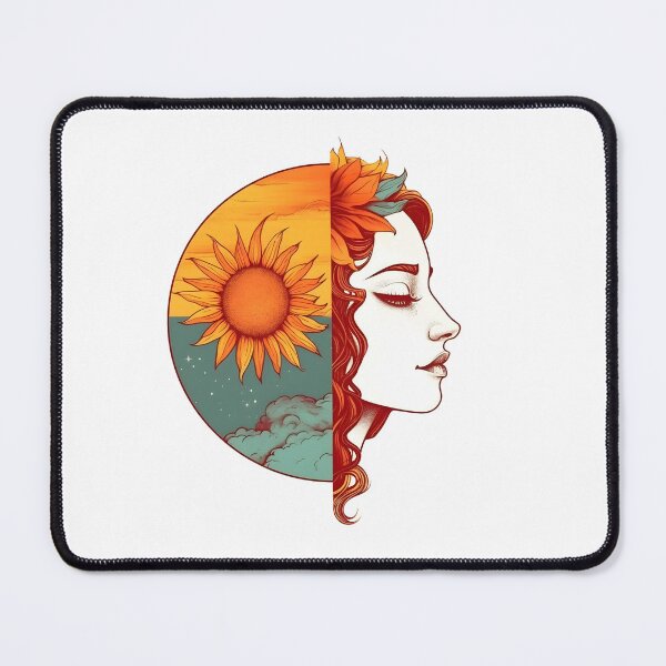 Item preview, Celestial Sun and Goddess Graphic designed and sold by katietedesco.