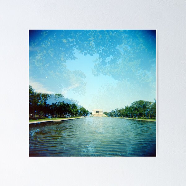 Item preview, Lincoln Monument & Reflecting Pool, Washington DC, Holga Photograph designed and sold by Annette Young.
