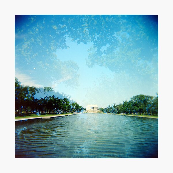 Item preview, Lincoln Monument & Reflecting Pool, Washington DC, Holga Photograph designed and sold by Annette Young.