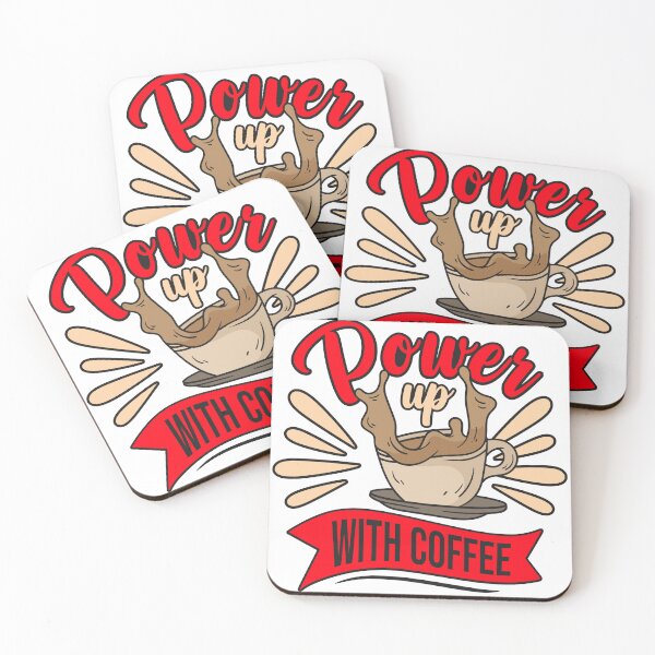 Item preview, great power up coffee design designed and sold by Amsafjol.