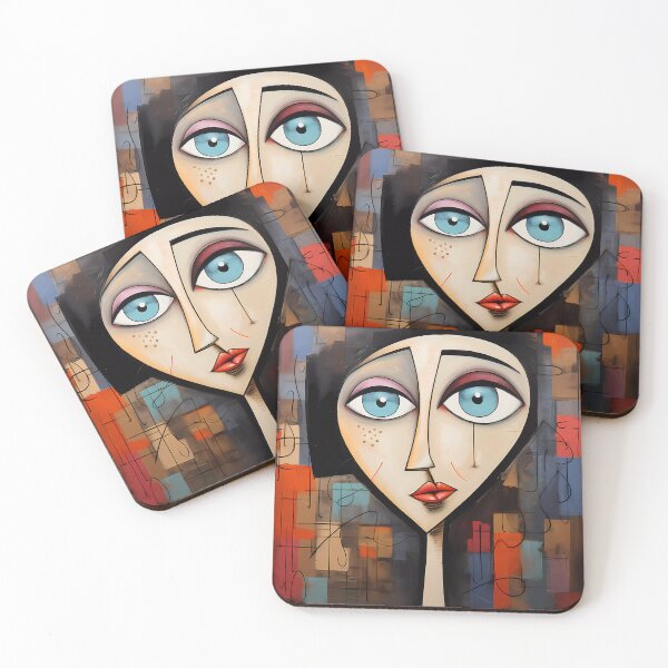 Item preview, Caricature of a Wide-eyed French Woman designed and sold by Turnzart.