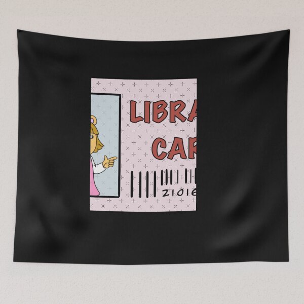 Item preview, DW Library Card Sticker designed and sold by KirstePowlowski.