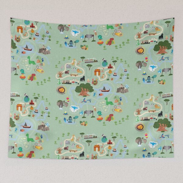 Item preview, Map of Animal Kingdom designed and sold by chloe24k.