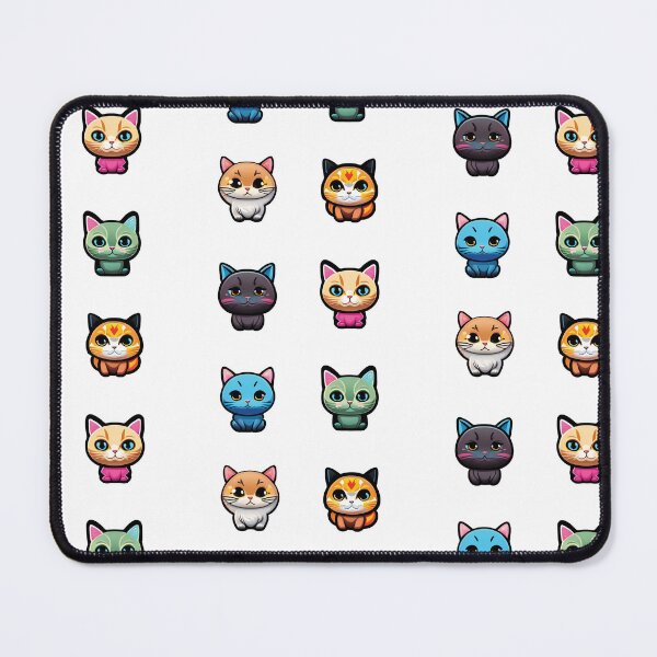 Item preview, Cute Kittens Sticker Set designed and sold by Funny Vintage Stickers And T-Shirts.