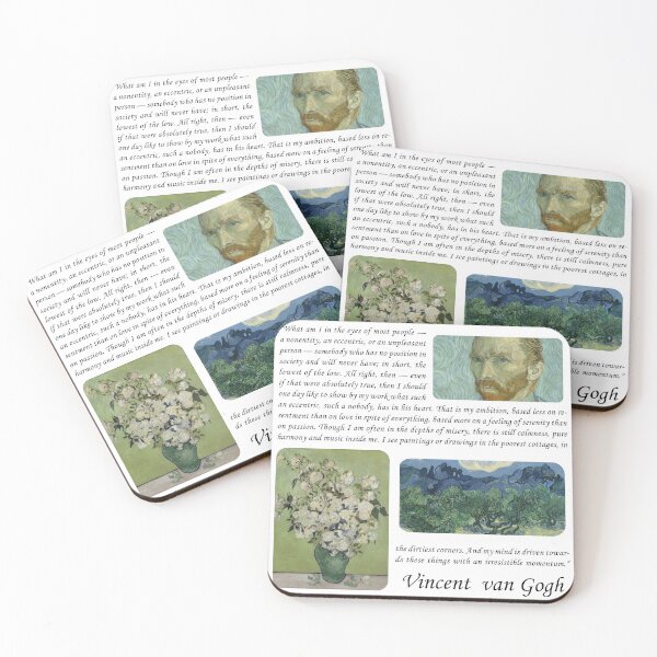Item preview, Vincent van gogh letters, van gogh paintings and quotes designed and sold by aestheticQuo.