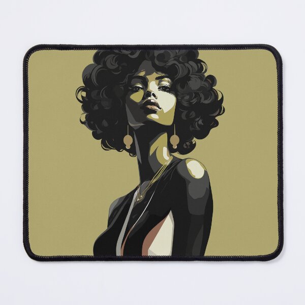 Item preview, Black Woman Vintage Elegance, Artwork Nº 45H designed and sold by Bauani.