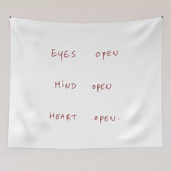 Item preview, Eyes Open Mind Open Heart Open designed and sold by DreamersSoul.