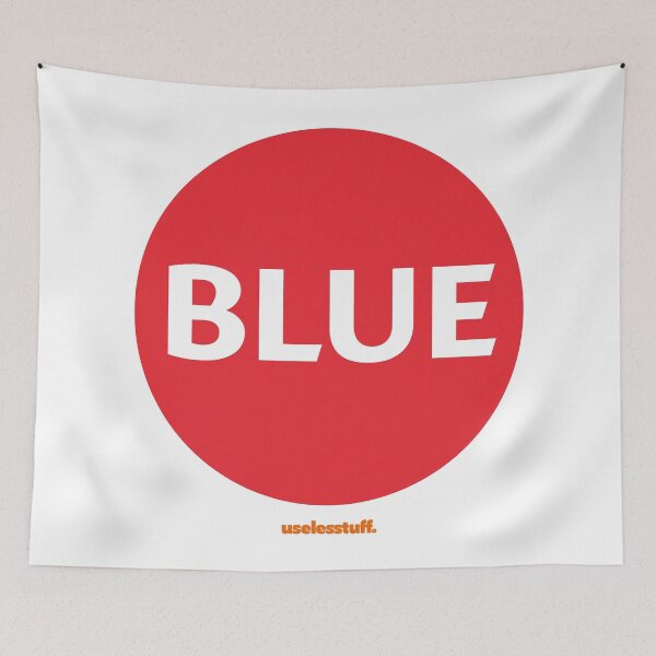 Item preview, 16235-05-ALL – Strange Colours – Blue designed and sold by Uselesstuff.