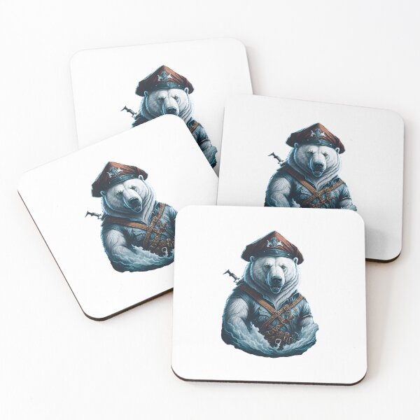 Item preview, Pirate Polar Bear designed and sold by MoxieVibe.