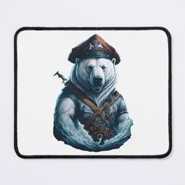 Item preview, Pirate Polar Bear designed and sold by MoxieVibe.