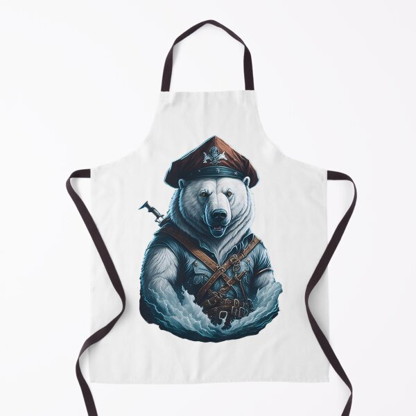 Item preview, Pirate Polar Bear designed and sold by MoxieVibe.